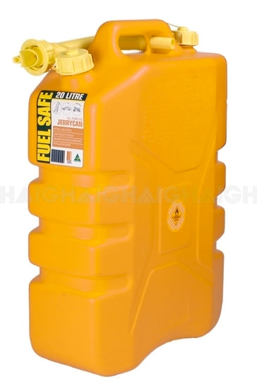 Fuel Safe' All Purpose Plastic Fuel Can 20 Litre - Yellow FC20Y