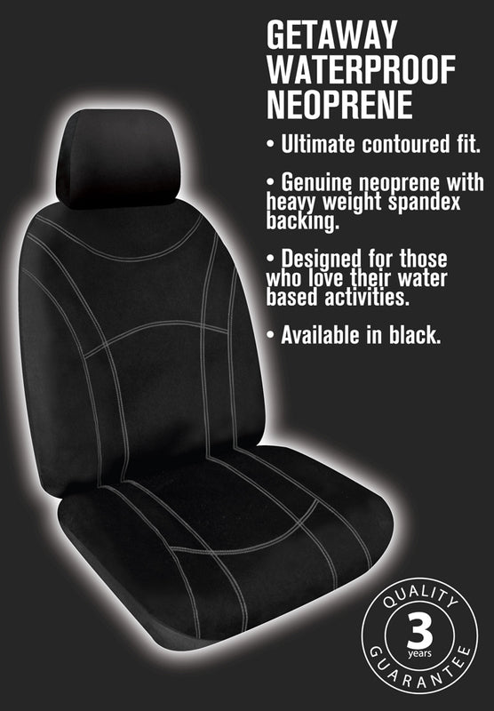 Getaway Neoprene Seat Covers Suits Subaru Impreza G6/GU 2.0L, 2.0R, 2.0S Hatch 10/2023-On Waterproof