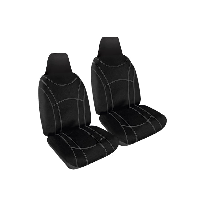 Getaway Neoprene Seat Covers suits Toyota Hilux Workmate Single Cab Bucket Seats (200 Series N90) 8/2025-On Waterproof