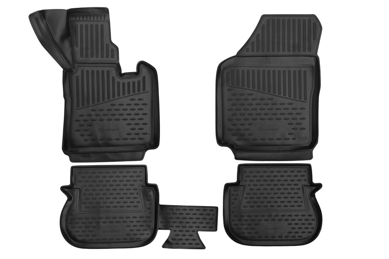 3D Rubber Floor Mats fits VW Caddy SWB 2018-On Minivan 4-Seat EXP.ELEMENT3D02469210 (4pc)