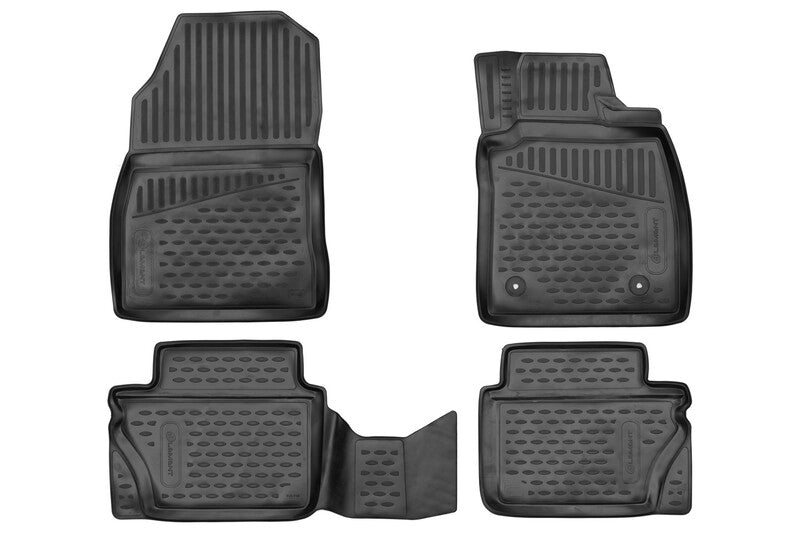 3D Rubber Floor Mats Suits Ford Fiesta 7th Gen 2017-2021 4 Piece EXP.ELEMENT3D01568210k