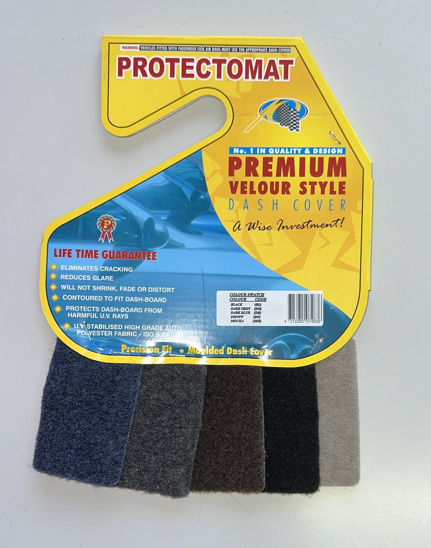 Dashmat Mocha Suits Jeep Cherokee  - All Models without Passenger Airbag (1/1994-8/1997 JE010