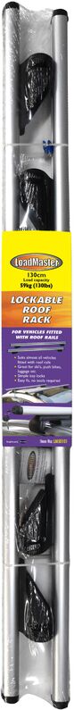 Roof Rack - Lockable For Vehicles Equipped With Side Rails 130Cm X 13Mm 60Kg