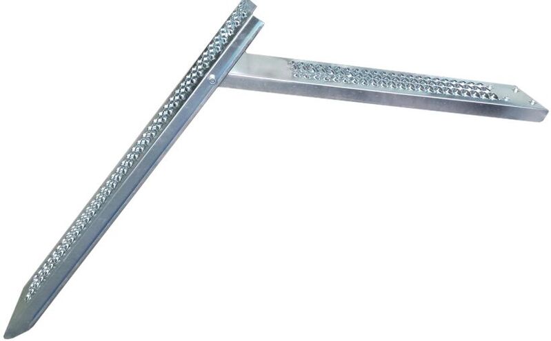 Ramp - Single Foldable Loading Steel 213Cm X 26Cm X 7Cm 227Kg