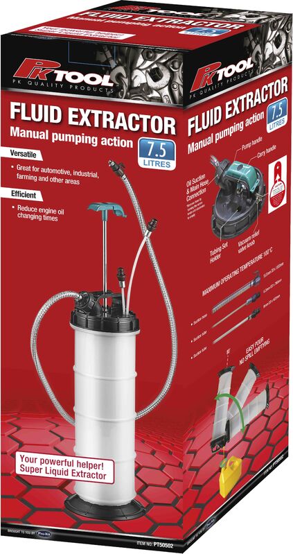Oil & Fluid Extractor  - 7.5Ltr Pump Action Only