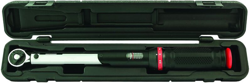 Torque Wrench - 3/8  Drive With Window Indicator Click Type 20 To 100Nm With Case