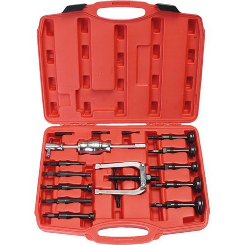 Puller Set - 16Pc Inner Bearing With Slide Hammer & Adaptors