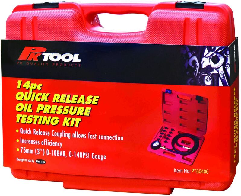 Oil Pressure Test Kit - 14Pc