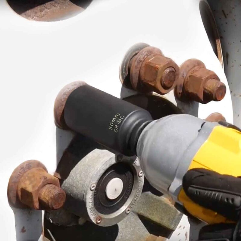 Socket Set - 16Pc 1/2  Dr Deep Impact Metric 78Mm 6Pt 10, 11, 12, 13, 14, 15, 16, 17, 18, 19, 21, 22, 24, 27, 30 & 32Mm Cr-Mo