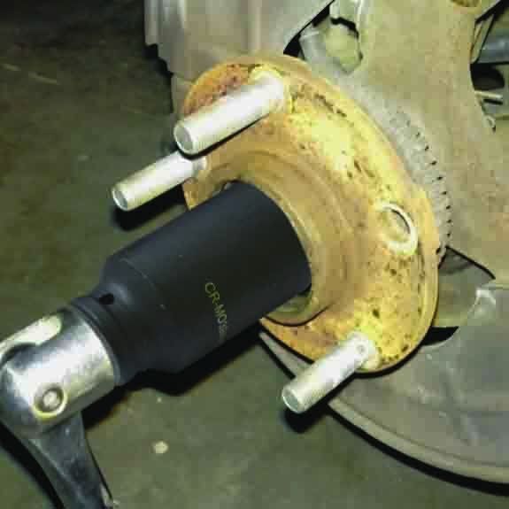 Socket Set - 8Pc 1/2 Dr 6Pt Pneumatic Deep Spindle Axle Nut