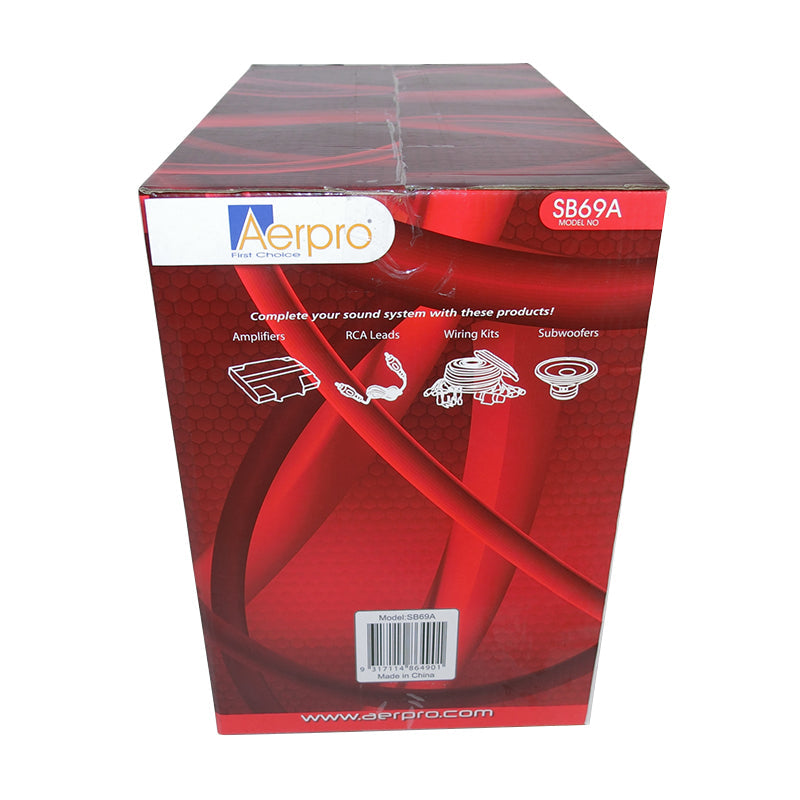 6x9 MDF Carpet Speaker Box One Pair SB69A