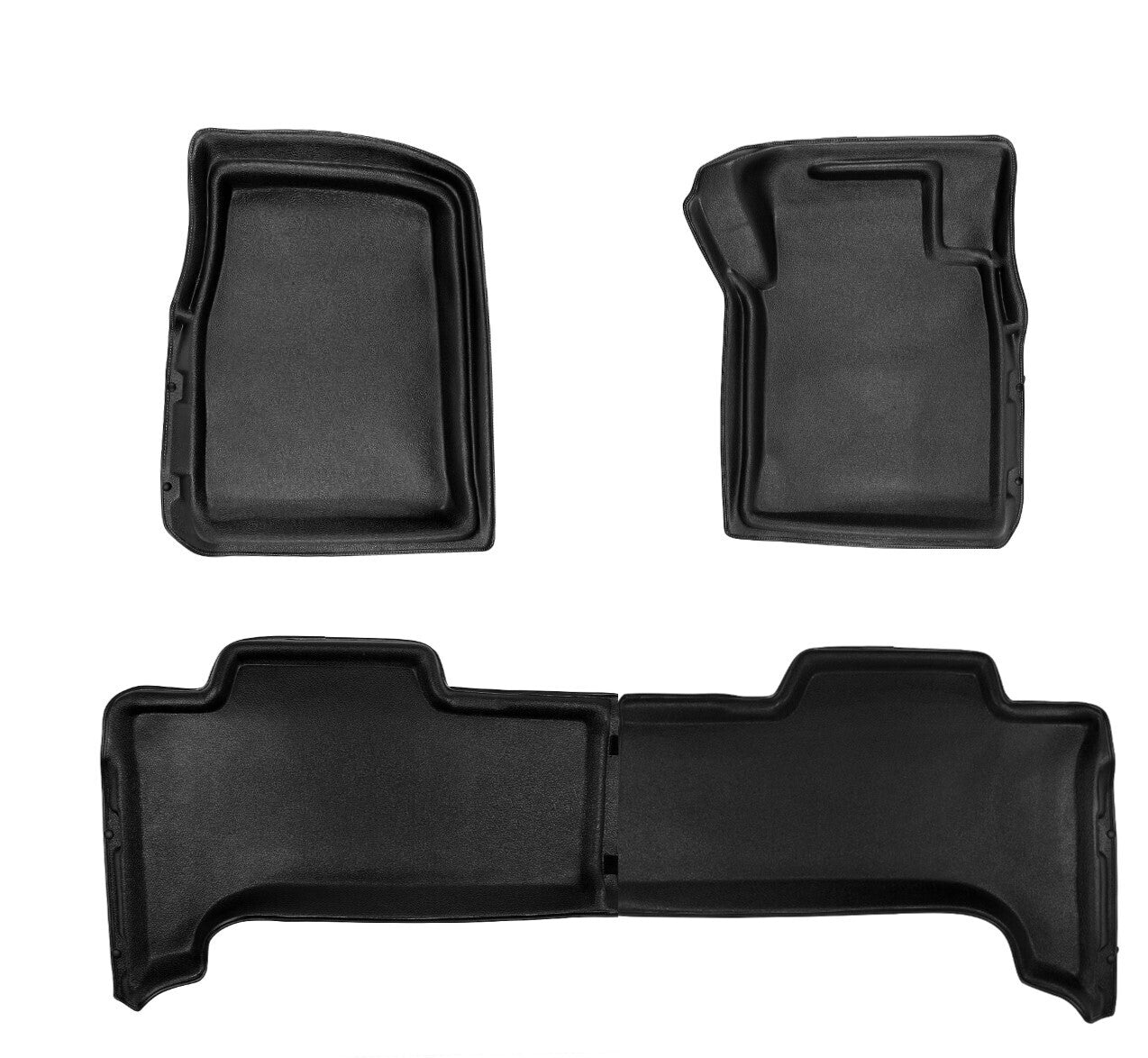 Sandgrabba Rubber Floor Mats Suits Isuzu Dmax Dual Cab Manual 8/2020-On Front & Rear