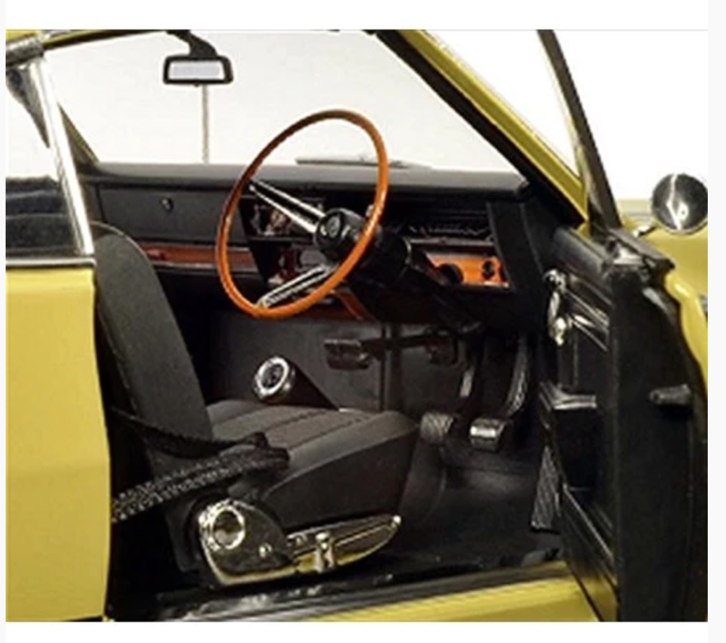 1:18 Classic Carlectables Holden HK GTS 327 Monaro Warwick Yellow 18803