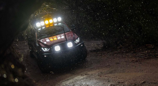Night Hawk ADV 7" LED Combo Driving Lights NHA180AK