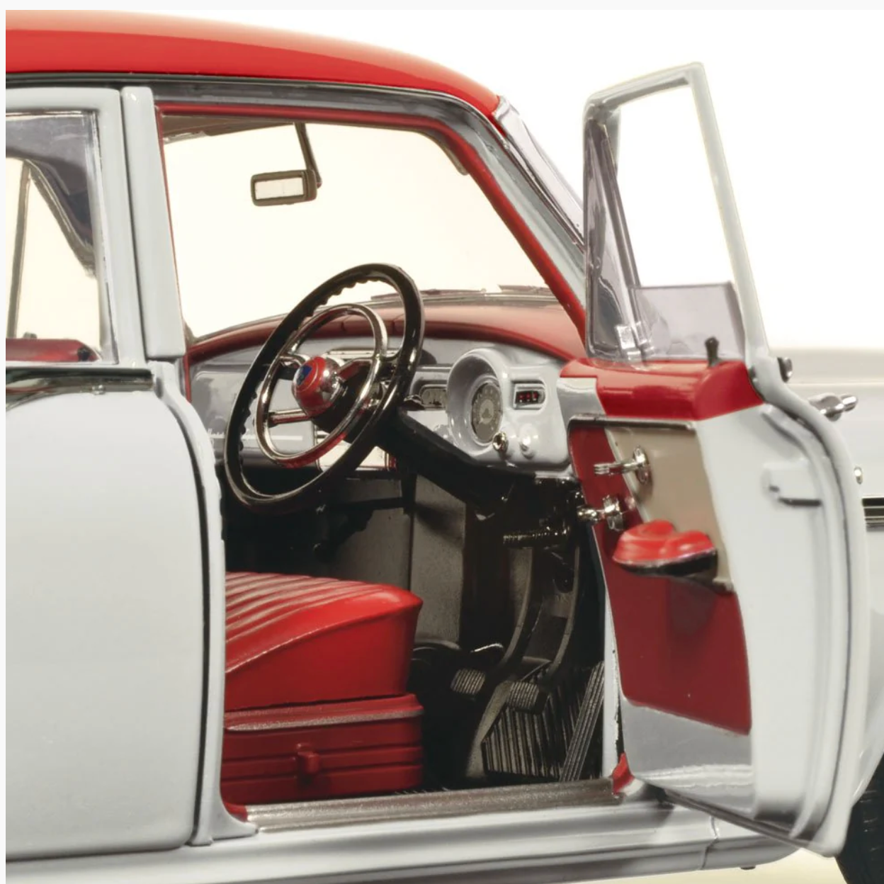 1:18 Classic Carlectables Holden FE Special Gypsy Red over Castle Grey 18850