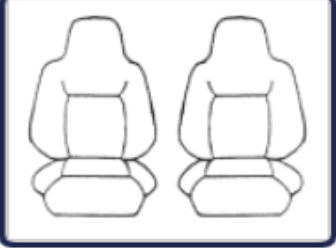 Custom Seat Covers Wet Wild Neoprene suits Skoda Kamiq NW 110TSI Monte Carlo 6/2020-On