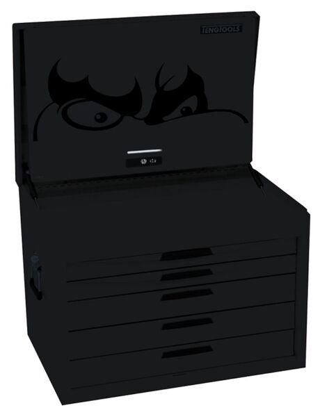 Teng Tools - 26" PRO Full Depth Top Box 5 Drawers Black TC805NFXBK