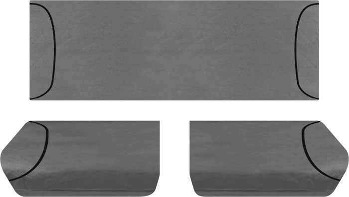 Tradies Full Canvas Seat Covers Suits Ford Ranger PX/2/3 Series Super Cab XL 2011-4/2022 2 Rows PCF451CVCHA