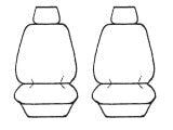Esteem Velour Seat Covers Set Suits Holden VE Commodore Sports Wagon 7/2006-4/2013 Front and Rear