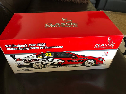 1:18 Holden VE Commodore 2009 Holden Racing Team Will Davison 18381 Classic Carlectables