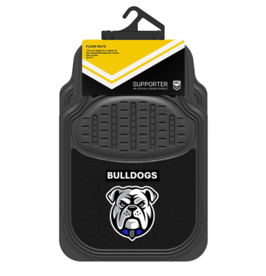 NRL Canterbury Bulldogs Floor Mats Set of 4