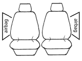 Custom Made Esteem Velour Seat Covers Suits MG MGS5 EV ZS3EM Excite Wagon 3/2025-On 2 Rows