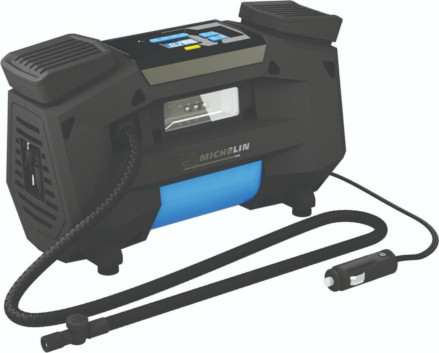 Michelin Super Fast 12V Tyre Inflator Twin Piston Air Compressor Programmable 12314