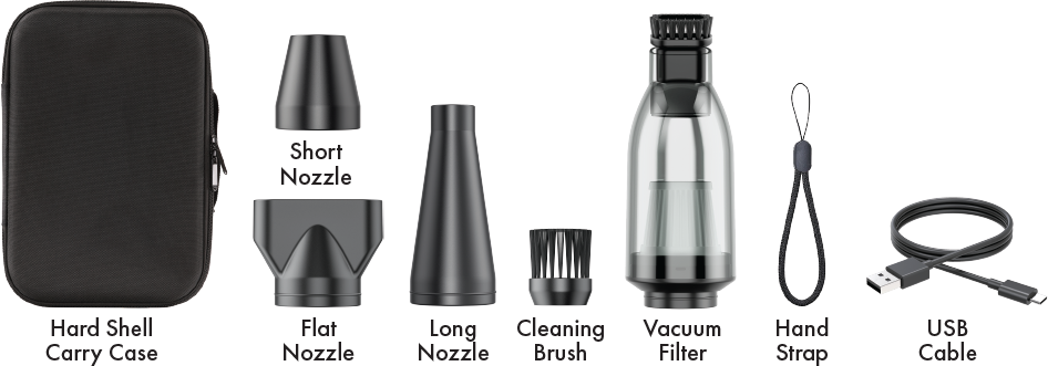 Aerpro 12V 2-In-1 Handheld Dust Blower & Vacuum APDBV1