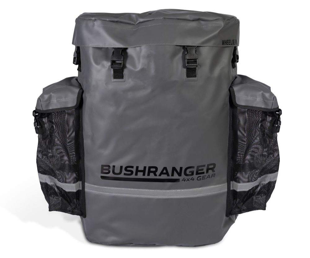 Bushranger 4X4 Wheelie Bin  4WD Spare Wheel Bin Removable Centre Divider 61X08B 5-Year "No Fuss" Warranty